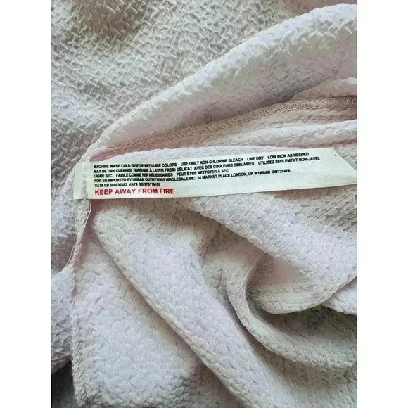 Free People Floral Symphony Slip Tunic Mini Dress with Bell Sleeves Size M - Picture 8 of 8